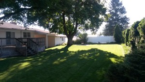 Nice Backyard with deck